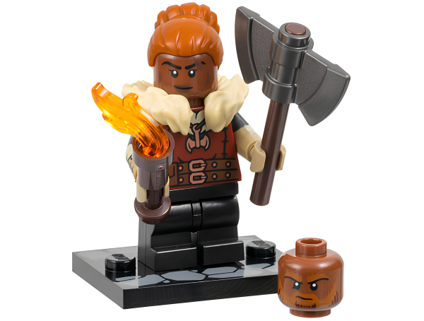 Минифигурка LEGO 71047 Dungeons & Dragons Dwarf Barbarian coldnd-1 N